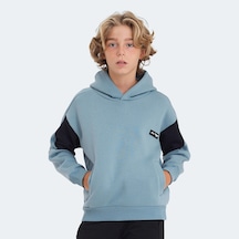 Slazenger LAYNE Çocuk Kapüşonlu Cepli Mavi / Lacivert Sweatshirt