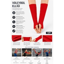 Voltrike Kırmızı Voleybol Elliği Çift Çok Renkli