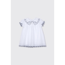 Panço - Patachou Yenidoğan Beyaz Elbise 2611GN26016