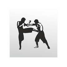 Folyo Sticker Dövüş 50cm Uzunluk Siyah