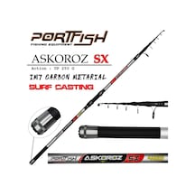 Portfish Askoroz Sx Surf Carbon Kamışı Up - 250 Gr 420 Cm