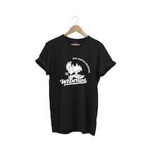 Avcılık Hunting Ördek Avı Baskılı Adventure %100 Pamuk Regular Fit Bisiklet Yaka Unisex T-shirt Siyah