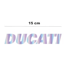 Hologram 15cm Ducati Sticker Etiket Modeli