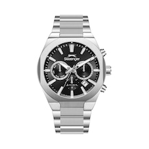 Slazenger Sl.09.2540.2.01 Quartz Çelik Gri Siyah Kadran 42 Mm Erkek Kol Saati Gri
