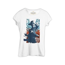 One Piece - The Pirate King Beyaz Kadın Tshirt 001