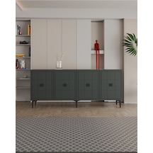 Ka1509a - Yuka Konsol, Tv Sehpası Antrasit 150cm Antrasit / Koyu Gri