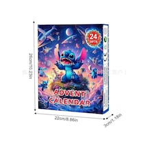 Stitch Lilo Ve Stitch 2025 Noel Advent Takvimi Kör Kutu 24 Cadılar Bayramı Geri Sayım Anime Kör Kutu G-0760