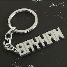Bayhan - 120 - - Shophnrl - İsimli Anahtarlık Çok Renkli