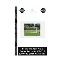 Premium Açık Alan Branş Antrenör Kr-113 200x400 3mm Kale Filesi