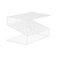 Ganzhoushop Akrilik Kalem Tutucu Ekran Standı Kalem Fırça Tutucu Çok Delikli Düzenleyici Raf Tükenmez Kalemler İşaretleyiciler İçin Şeffaf