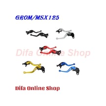 Grom/msx125 Manet Ayarlı Cnc Spor 2014-2023 Siyah Motoparax Renk : Standart