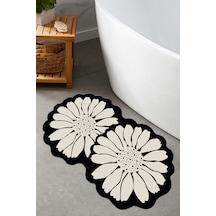 Flor Extrana 70x120 Banyo Paspası, Kaymaz Tabanlı, Yıkanabilir Djtbanyo Renkli