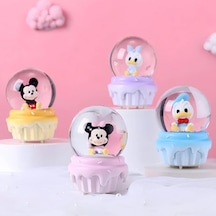 Mickey Mouse Işıklı Kar Küresi 9 Cm Alk3112 Diğer