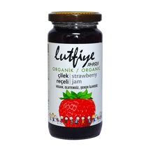 Lutfiye Organik Çilek Reçeli 280 G - 3 Adet Tarı