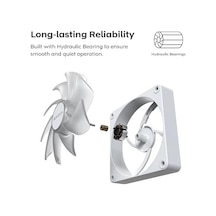Gf120 V2 Argb 120mm Kasa Fan - Şık Ve Minimalist Tasarım, Yüksek Hava Akışı, Hidrolik Rulman, Sessiz Performans, Canlı Argb Aydınlatma, Beyaz