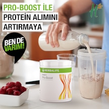 Herbalife Pro Boost Ekstra Protein Desteği İçin Nötr Aromalı Toz Vanilya