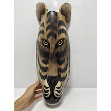 Ahşap Kaplan Maske 50 Cm