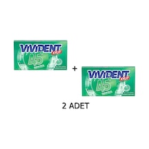 Vivident 45 Dakika Yeşil Nane Aromalı Şekersiz Tatlandırıcılı Şerit Sakız 2 x 26 G
