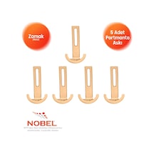 Palmiye Lüks Portmanto Askı, Metal, Vestiyer Askı, 158 Gr, Dolap Askılık, Duvar Askılığı, Albrifin Vidalı 5 Adet