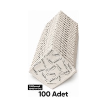 Herşeynota 100 Adet Atatürk İmzalı Krem Fular 52x52 Cm %100 Pamuk Toplu Bandana Çok Renkli