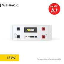 Werer Energy   51,2V 300Ah - 15kW LiFePO4 Rack Series Bluetooth'lu Lityum Demir Fosfat Akü -