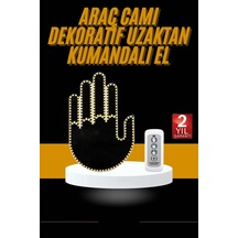 Lb Uzaktan Kumandalı Araba Parmak Hareketi Işığı Parmak Işığı Led Araba Arka Pencere