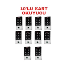 Sr-212 Mf-w Parmak İzi Kart Okuyucu 13.56 Mhz Ip68 Dokunmatik Şifreli Biyometrik Geçiş Kontrol Sistemi 10000 Kullanıcı 10 Adet