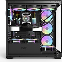 Aıgo Darkflash Ds900 750w 80+ Usb3.0 4x12cm Fan Temperlı Cam Sıyah Atx Oyuncu Kasası