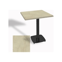 Tokyo Kare Masa Esb 70x70 Cm - Werzalit, Wermodin Ve Allzalit Tabla - Golden Marble Çok Renkli