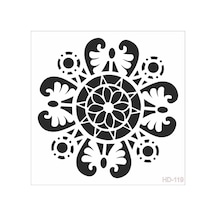 Hd119 Home Dekor Stencil 45x45