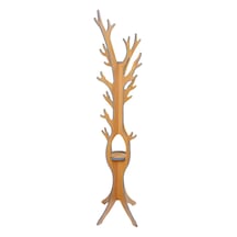 Ahşap Ayaklı Portatif Askılık, Elbise Askılığı, Anahtarlık, Portmanto Askılık Teak Teak