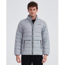 Skechers M Outerwear Padded Jacket Erkek Gri Mont S231242-035 Gri