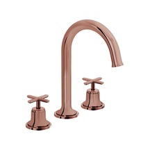 Vitra A4289129 Origin Classic Ankastre Lavabo Bataryası 3 Delikli Lavabolar İçin Soft Bakır