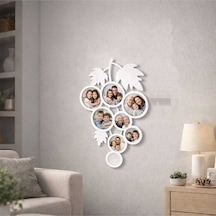 Üzüm Salkımı 8li Resim Çerçevesi Renk Seçenekli Çerçeve 40 Cm Dir.no 89