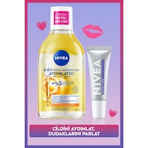 Aydınlatıcı Micellar Makyaj Temizleme Suyu 400ml Ve Glowy Lips Nemlendirici Dudak Parlatıcısı