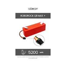 Roborock Q8 Max + Robot Süpürge Uyumlu Batarya 5200 Mah - Muadil Ürün