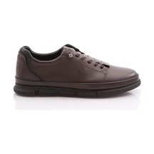 Dgn 9841 Erkek Kapali Bağcikli Sneaker Ayakkabi 9841-2505-R0728 Kahverengi - Siyah
