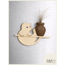 Kedi Bıyığı Toplayıcı Magnet-vazolu Buzdolabı Süs-2 Renkli Kedi Bıyığı Biriktirme Magnet Bej