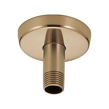 Faucet U4996-cz Duş Kolu Ve Flanşı, Şampanya Bronz Açık Mavi
