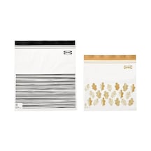 Ikea Istad Kilitli Buzdolabı Poşeti 50'li 25 X 24 Cm / 21 X 19 Cm Siyah Sarı