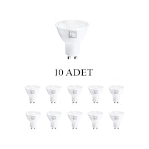 Kendal Elektrik Kes047 7w Led Ampul Gu10 Duy Beyaz Işık - 10 Lu Paket