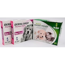 11-20kg Köpek Parazitderi Koruma Damla 2 Paket + Ağız Kokusu Giderici Damla