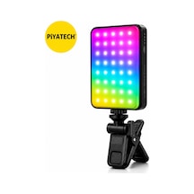 Xk-fl01 129 Led Rgb Şarjlı Kamera Ve Telefon Vlog Çekim Işığı 3000mah Siyah