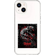 Apple Uyumlu iPhone 13 Mini Şeffaf Kılıf Slipknot Tasarımlı