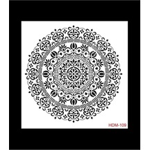 Mandala Stencil Hdm109 Home Dekor Stencil 25x25