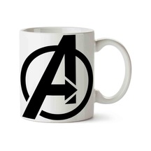 Avengers Superhero Logo İki Tarafı Baskılı Kupa Bardak.jpg