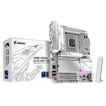 Gigabyte Z890-A-ELITE-WF7-ICE Z890 AORUS ELITE WIFI7 ICE DDR5 9200 MHz (OC) M.2 USB 2.0 USB 3.2 HDMI DP Thunderbolt Wi-Fi 7 2.5G LAN ATX Soket 1851 Anakart