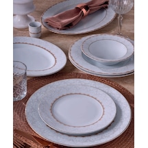 Güral Porselen 54 Parça 12 Kişilik Porselen Yemek Takımı Yt9305708 Çok Renkli