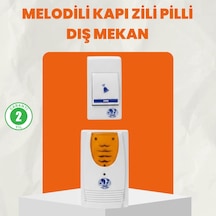 32 Melodili Kablosuz Kapı Zili Ev Ve Ofis Kullanımına Uygun