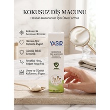 Kokusuz Diş Macunu Aromasız 50 Ml Günlük Ağız Bakım Macunu Diş Hassasiyeti